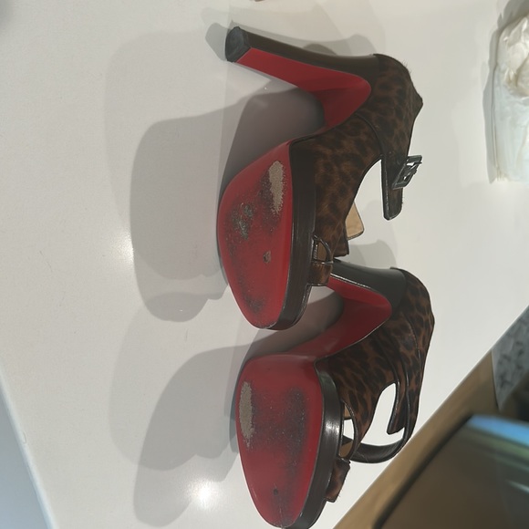 Christian Louboutin dordogne pony leopard shoes - Picture 3 of 6